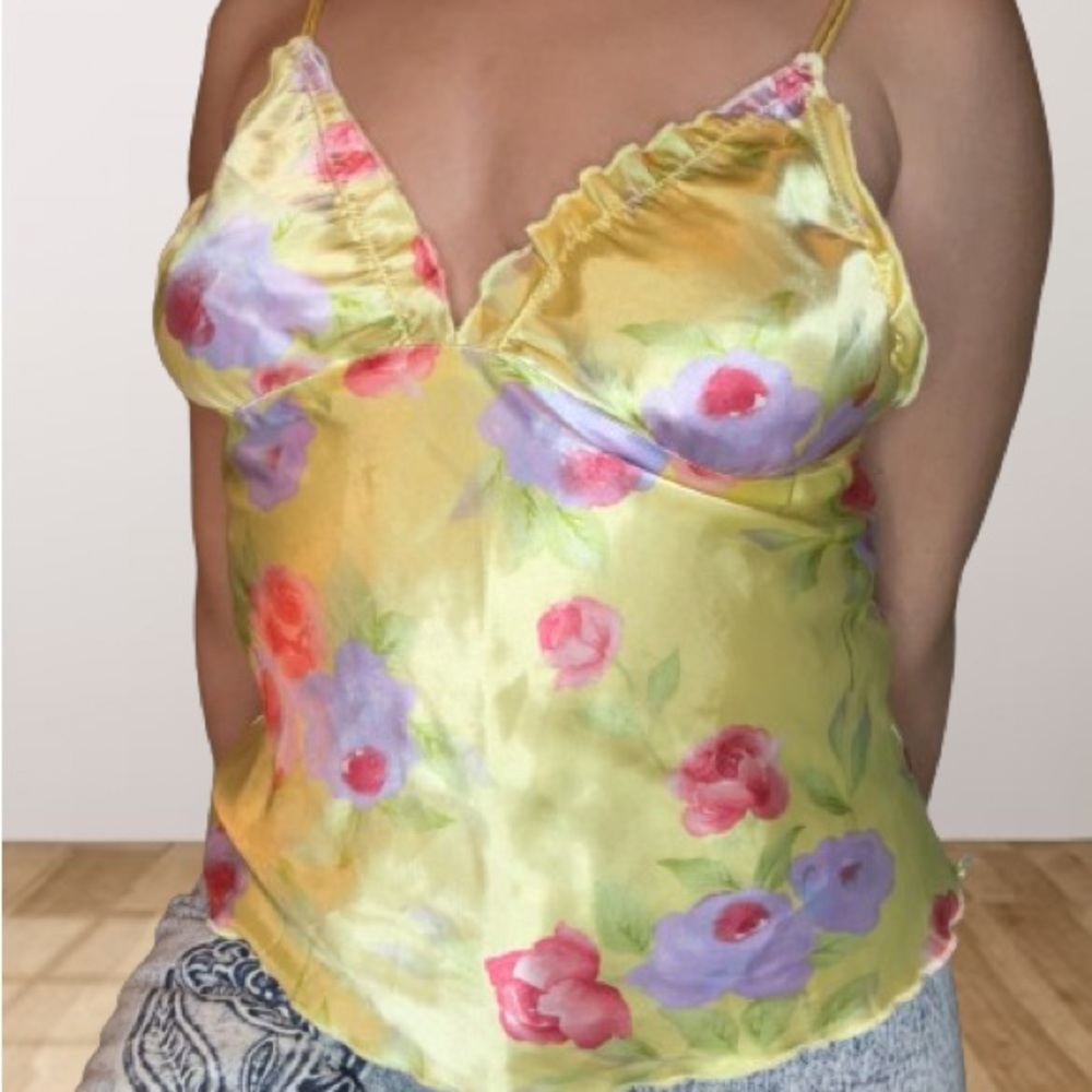 Floral Camisole/ Lingerie PINK top